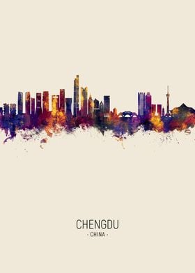 Chengdu Skyline China