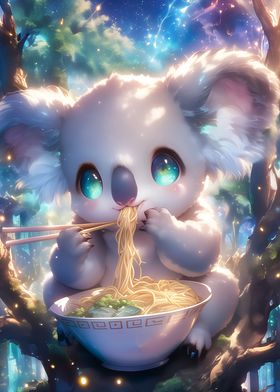 Cute Fantasy Koala Ramen