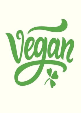 Vegan Lettering Art