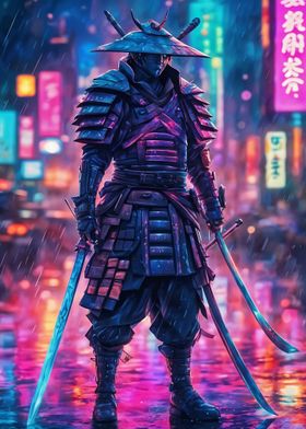 Cyberpunk Samurai