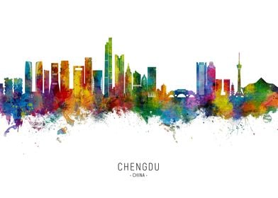 Chengdu Skyline China