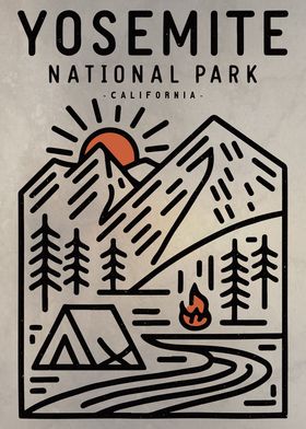 Minimalist Yosemite Park
