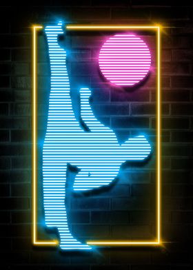 MARTIAL ART NEON SIGN ART