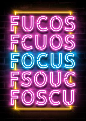 FOCUS NEON SIGN ART