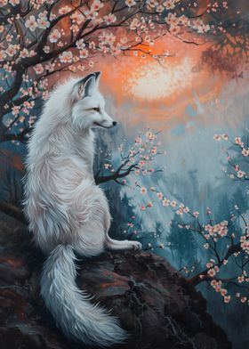 Fox Magical Fairy Tale Sun