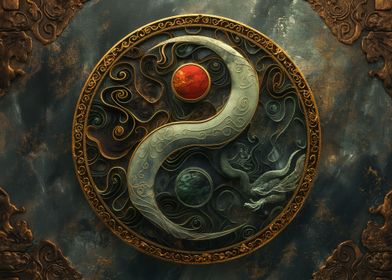 Yin and Yang Symbol Art