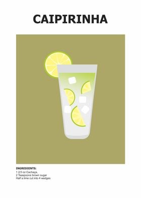 caipirinha cocktail minima