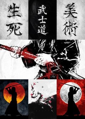 Samurai Collage