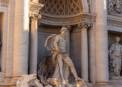 Trevi fountain Rome Italy