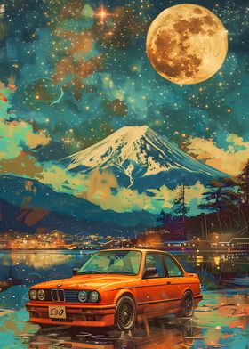 BMW E30 M3 Fuji Moon Japan