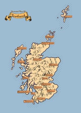 Map Of Scotland