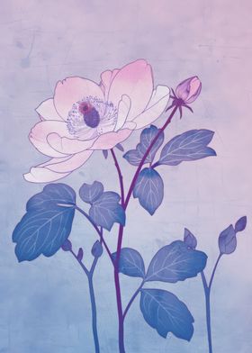 Flower Japan Painting