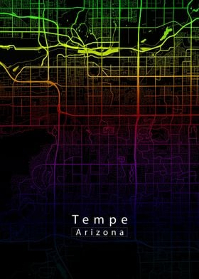 Tempe Arizona City Map