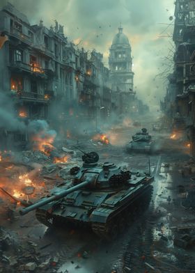 Tanks urban warfare