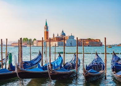 Gondolas in Venice