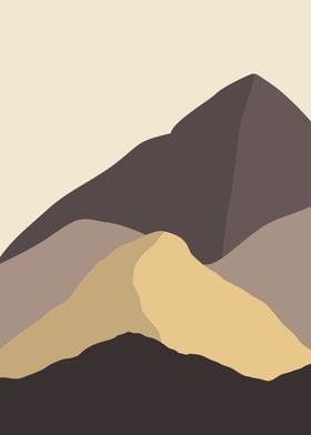 Abstract mountain hills