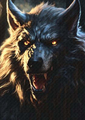 Evil wolf