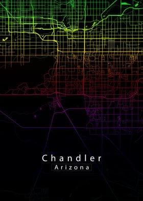 Chandler Arizona City Map