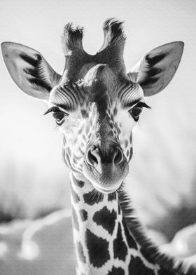 Giraffe face