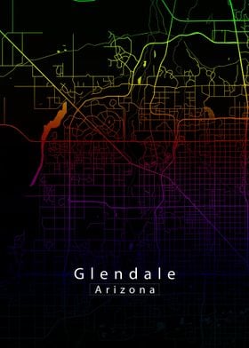 Glendale Arizona City Map