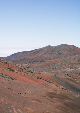 Colorful Volcanic Slopes