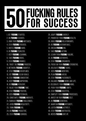 50 Rules For Success