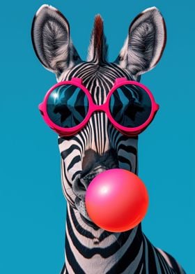 Zebra bubblegum