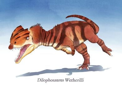 D is for Dilophosaurus