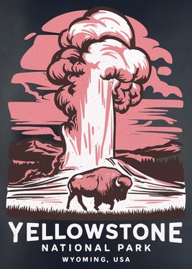 Bison Art Yellowstone 