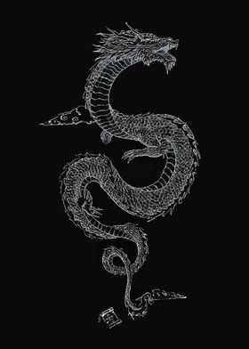 AESTHETIC LINE DRAGON ART