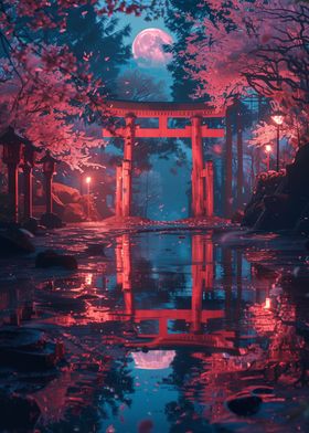 Japanese torii gate