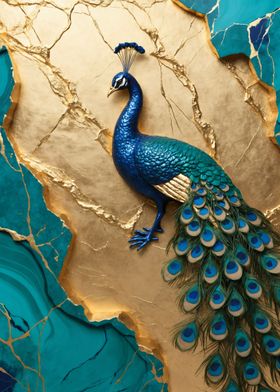 Peacock Kintsugi