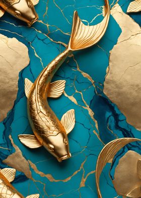 Golden Koi Kintsugi