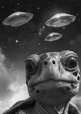 UFO Alien Turtle