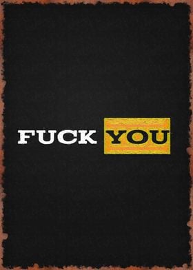 fuck you motivation poster