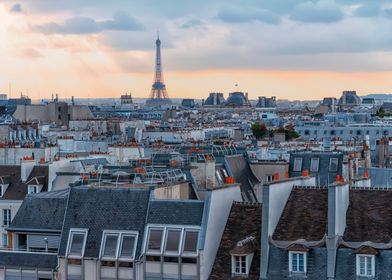 Paris roofs