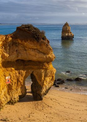 Algarve Coast In Portugal