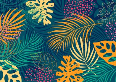 Colorful Leaves Design