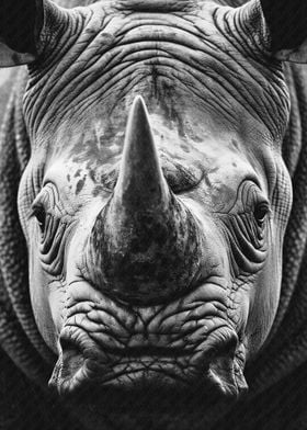 Rhino face