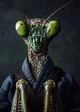 Mantis in a Japanese Gi