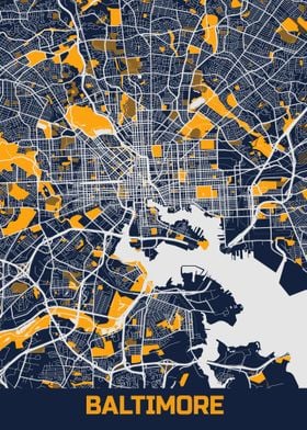 Map of Baltimore