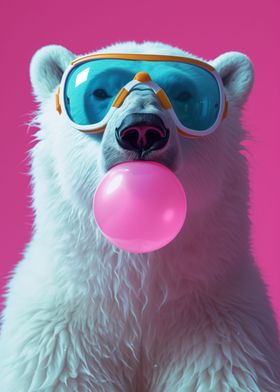 Polar bear bubblegum