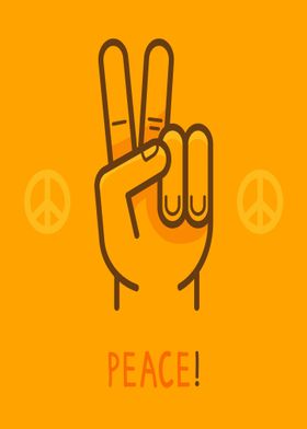 Peace Sign Pictogram