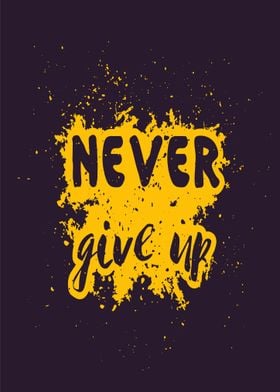 Never Give Up 