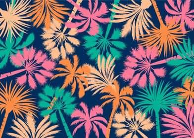 Colorful Floral Leaves