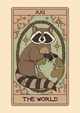 The World Raccoons Tarot