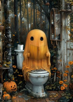 Orange Bohoo pooping