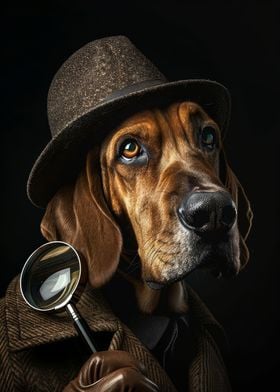 Bloodhound Dog Detective