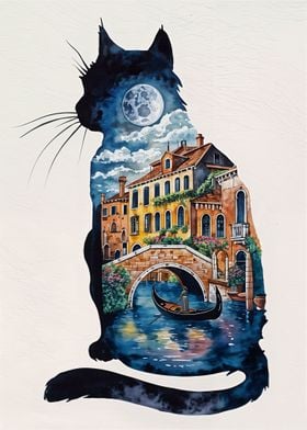 Cat at The Canal