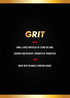 grit